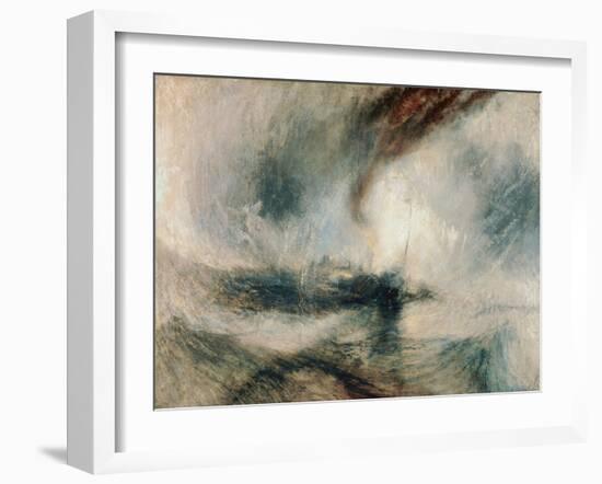 Snowstorm at Sea, 1842-J^ M^ W^ Turner-Framed Giclee Print