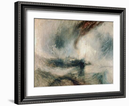 Snowstorm at Sea, 1842-J^ M^ W^ Turner-Framed Giclee Print