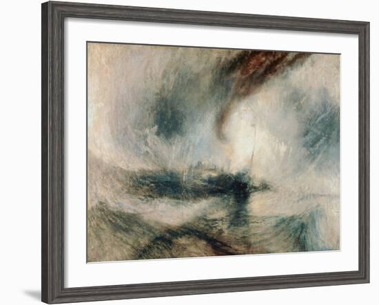 Snowstorm at Sea, 1842-J^ M^ W^ Turner-Framed Giclee Print