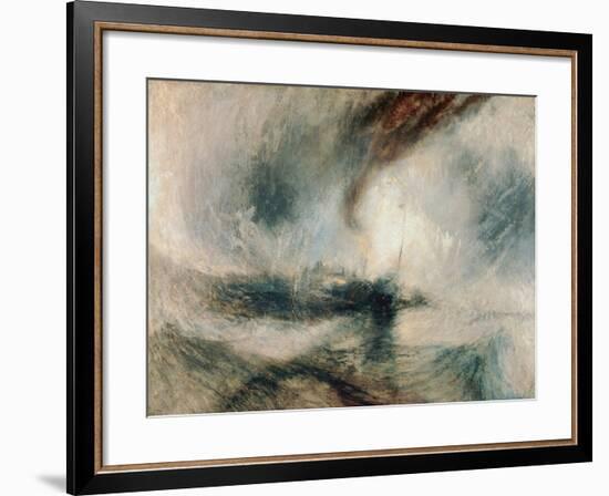 Snowstorm at Sea, 1842-J^ M^ W^ Turner-Framed Giclee Print