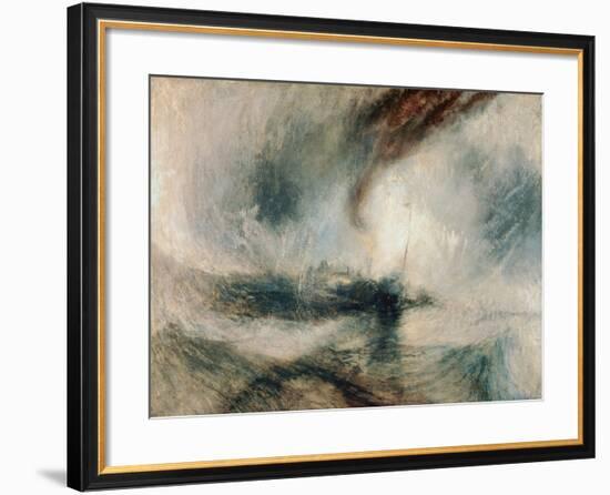 Snowstorm at Sea, 1842-J^ M^ W^ Turner-Framed Giclee Print