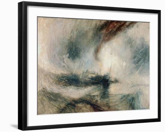 Snowstorm at Sea, 1842-J^ M^ W^ Turner-Framed Giclee Print