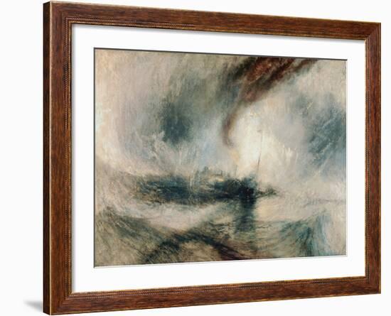 Snowstorm at Sea, 1842-J^ M^ W^ Turner-Framed Giclee Print