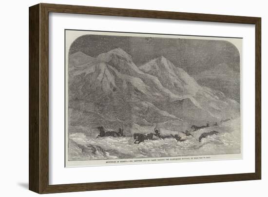 Snowstorm in Armenia-null-Framed Giclee Print