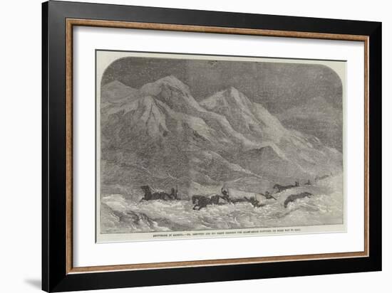 Snowstorm in Armenia-null-Framed Giclee Print