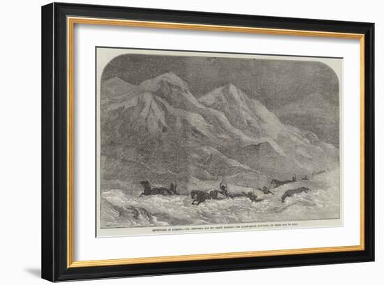 Snowstorm in Armenia-null-Framed Giclee Print