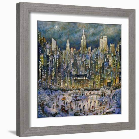 Snowtime in New York-Bill Bell-Framed Giclee Print