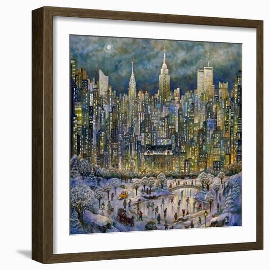 Snowtime in New York-Bill Bell-Framed Giclee Print