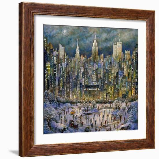 Snowtime in New York-Bill Bell-Framed Giclee Print