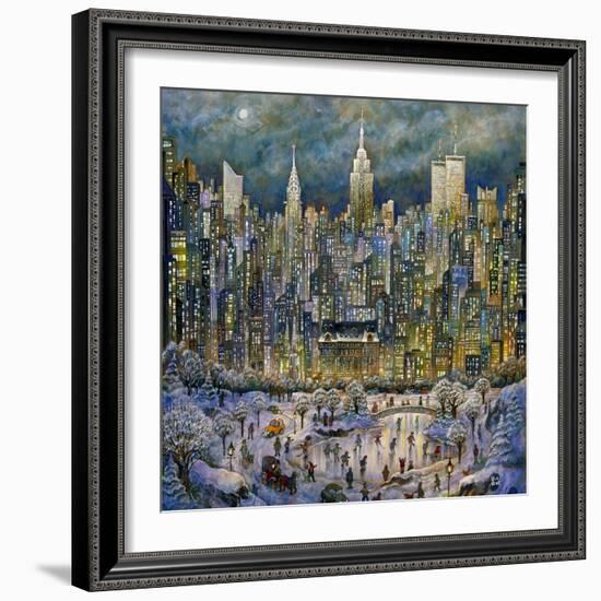 Snowtime in New York-Bill Bell-Framed Giclee Print