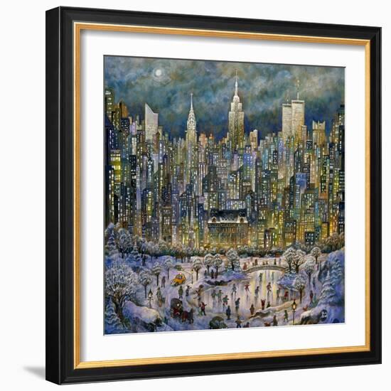 Snowtime in New York-Bill Bell-Framed Giclee Print