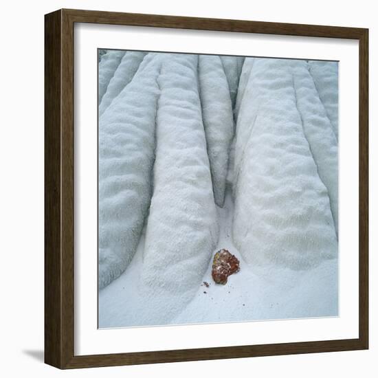 Snowy Cliff-Micha Pawlitzki-Framed Photographic Print