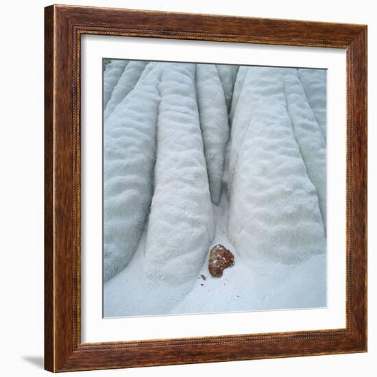 Snowy Cliff-Micha Pawlitzki-Framed Photographic Print