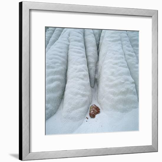 Snowy Cliff-Micha Pawlitzki-Framed Photographic Print