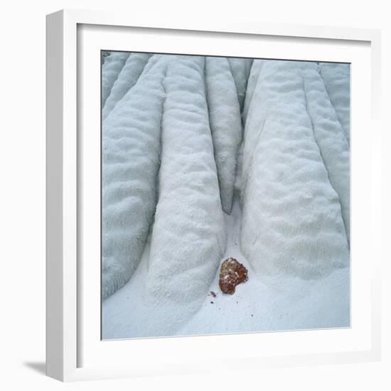 Snowy Cliff-Micha Pawlitzki-Framed Photographic Print