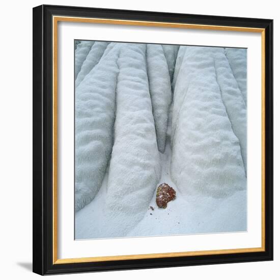 Snowy Cliff-Micha Pawlitzki-Framed Photographic Print