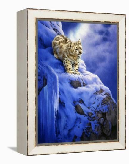 Snowy Cliff-Joh Naito-Framed Premier Image Canvas