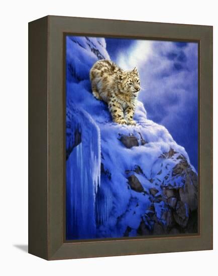 Snowy Cliff-Joh Naito-Framed Premier Image Canvas