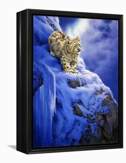Snowy Cliff-Joh Naito-Framed Premier Image Canvas