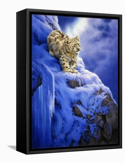 Snowy Cliff-Joh Naito-Framed Premier Image Canvas