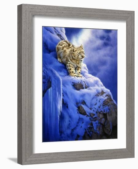 Snowy Cliff-Joh Naito-Framed Giclee Print