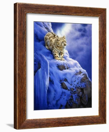 Snowy Cliff-Joh Naito-Framed Giclee Print