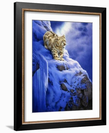 Snowy Cliff-Joh Naito-Framed Giclee Print