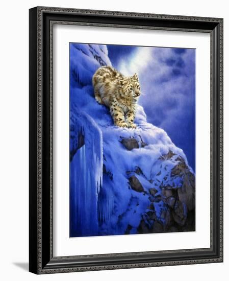 Snowy Cliff-Joh Naito-Framed Giclee Print