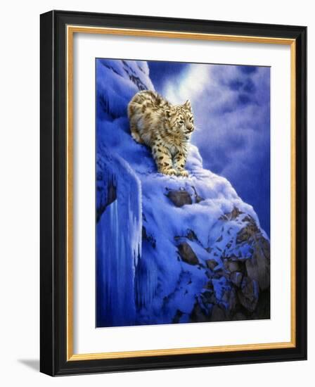 Snowy Cliff-Joh Naito-Framed Giclee Print