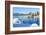 Snowy Covered Lake Tahoe Shore-null-Framed Art Print