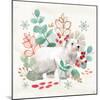 Snowy Critters IV-Dina June-Mounted Art Print