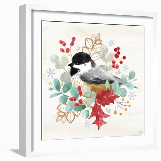 Snowy Critters V-Dina June-Framed Art Print