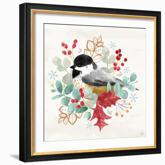 Snowy Critters V-Dina June-Framed Art Print