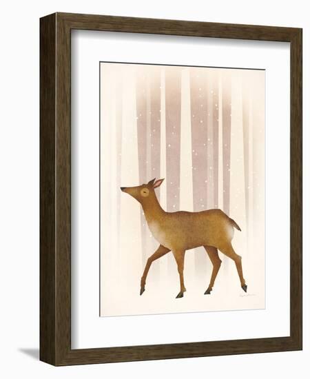 Snowy Doe-Ryan Fowler-Framed Art Print