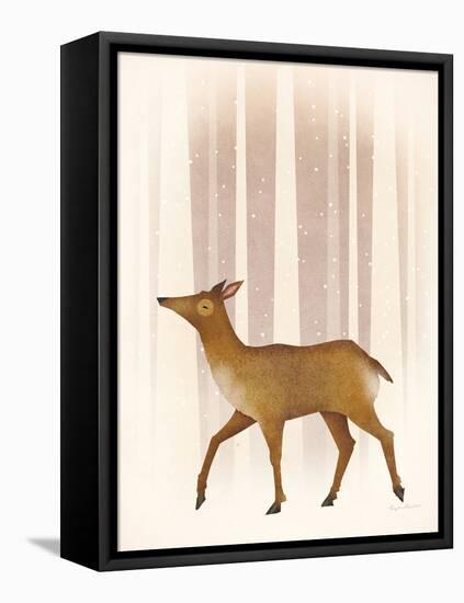 Snowy Doe-Ryan Fowler-Framed Stretched Canvas