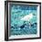 Snowy Egret Season's Greeting I-Nicholas Biscardi-Framed Art Print