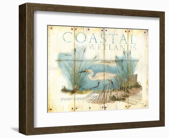 Snowy Egret-Mary Escobedo-Framed Art Print