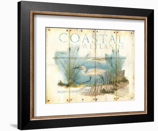 Snowy Egret-Mary Escobedo-Framed Art Print