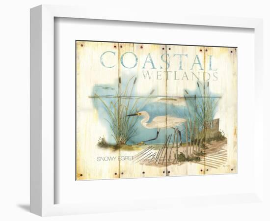 Snowy Egret-Mary Escobedo-Framed Art Print