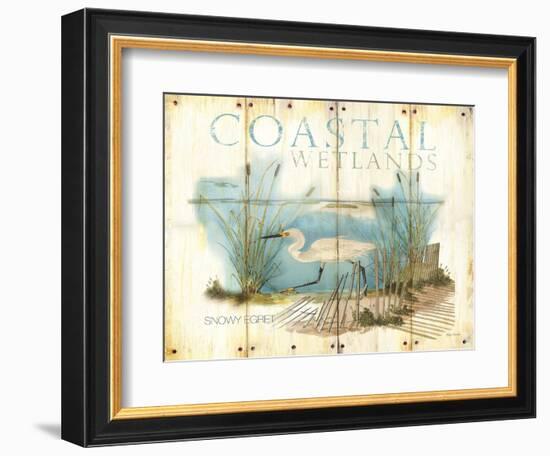 Snowy Egret-Mary Escobedo-Framed Art Print