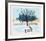 Snowy Fence-Phyllis Sussman-Framed Serigraph