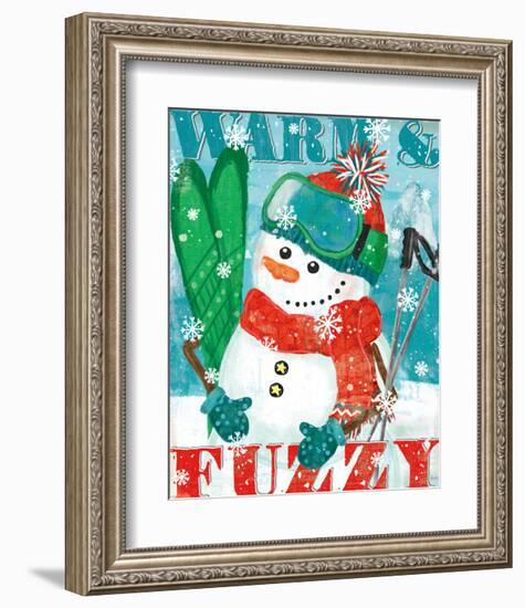 Snowy Fun III-Veronique Charron-Framed Art Print