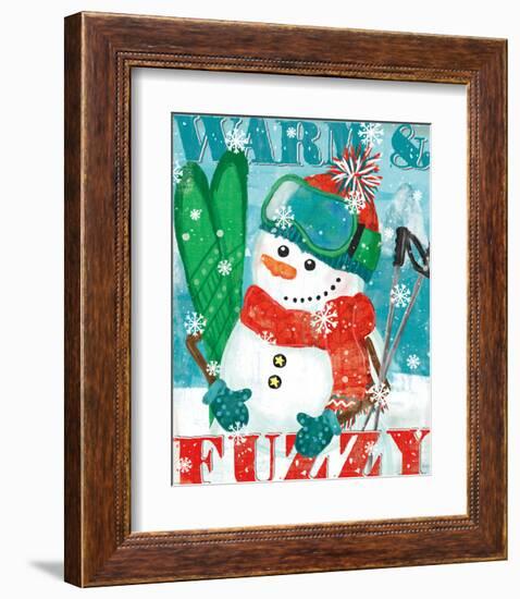 Snowy Fun III-Veronique Charron-Framed Art Print