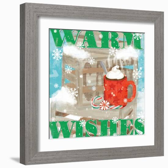 Snowy Fun VII-Veronique Charron-Framed Art Print