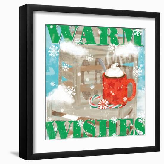 Snowy Fun VII-Veronique Charron-Framed Art Print