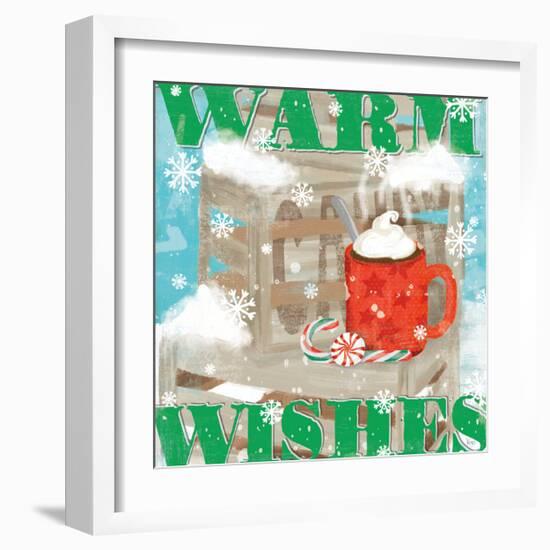 Snowy Fun VII-Veronique Charron-Framed Art Print