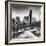 Snowy Gapstow Bridge of Central Park, Manhattan in New York City-Philippe Hugonnard-Framed Photographic Print