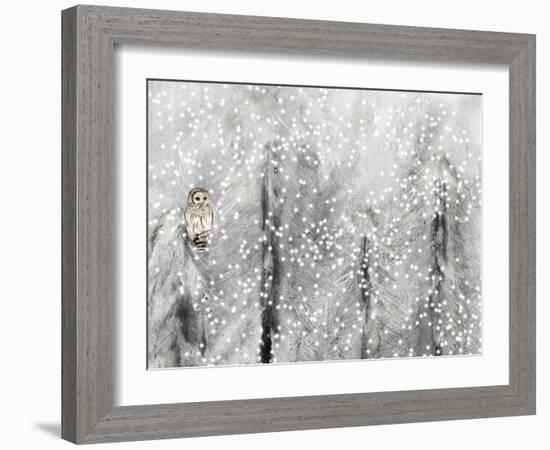 Snowy Habitat II-Alicia Ludwig-Framed Art Print