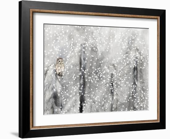 Snowy Habitat II-Alicia Ludwig-Framed Art Print