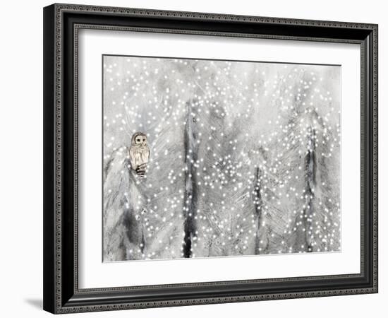 Snowy Habitat II-Alicia Ludwig-Framed Art Print